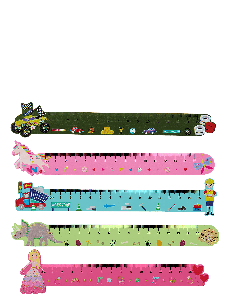 Floss & Rock - Wooden Ruler - Rainbow Fairy - rainbow - 0