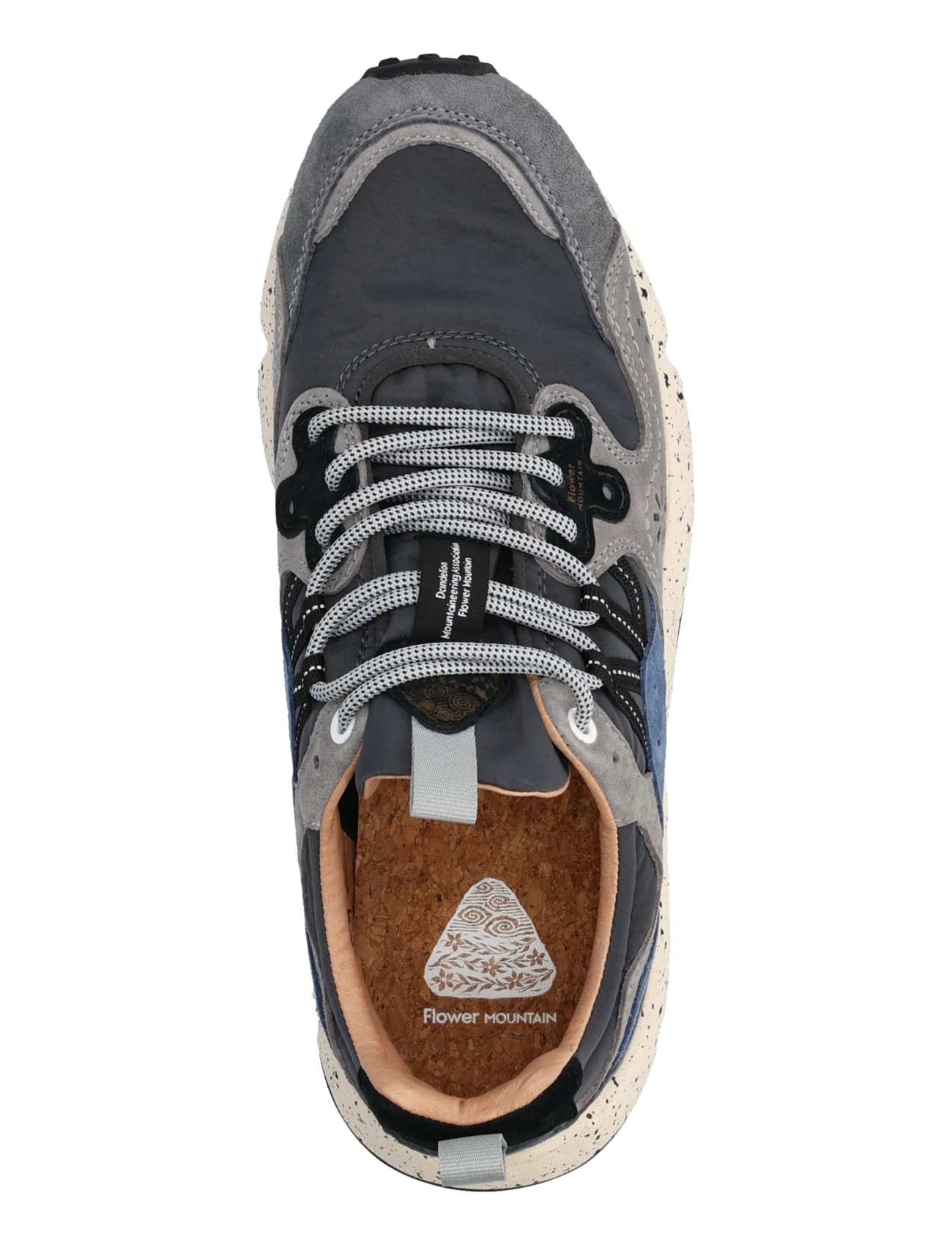 Flower Mountain - YAMANO 3 MAN - låga sneakers - dark grey-grey-navy - 3