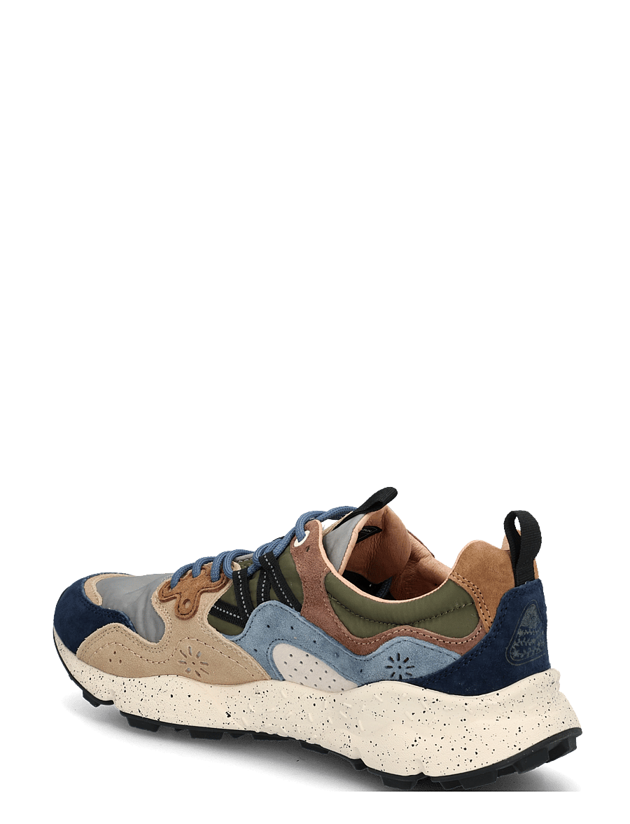 Flower Mountain - YAMANO 3 MAN - low-top sneaker - navy-light brown-grey - 1