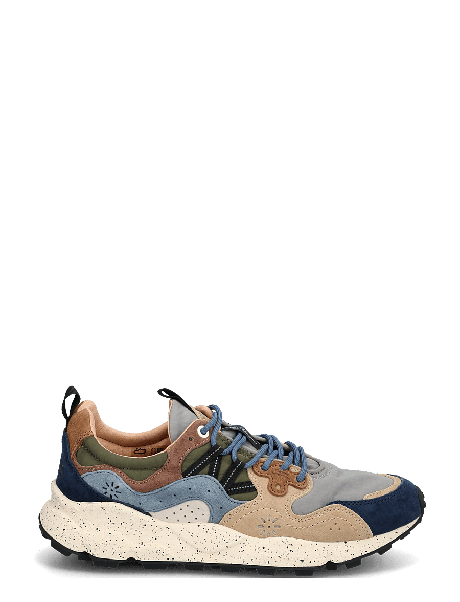 Flower Mountain - YAMANO 3 MAN - low-top sneaker - navy-light brown-grey - 2
