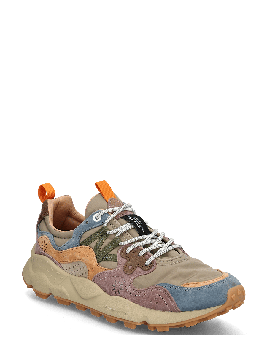 Flower Mountain - YAMANO 3 UNI - low-top sneaker - petrol-grey-light papaya - 0