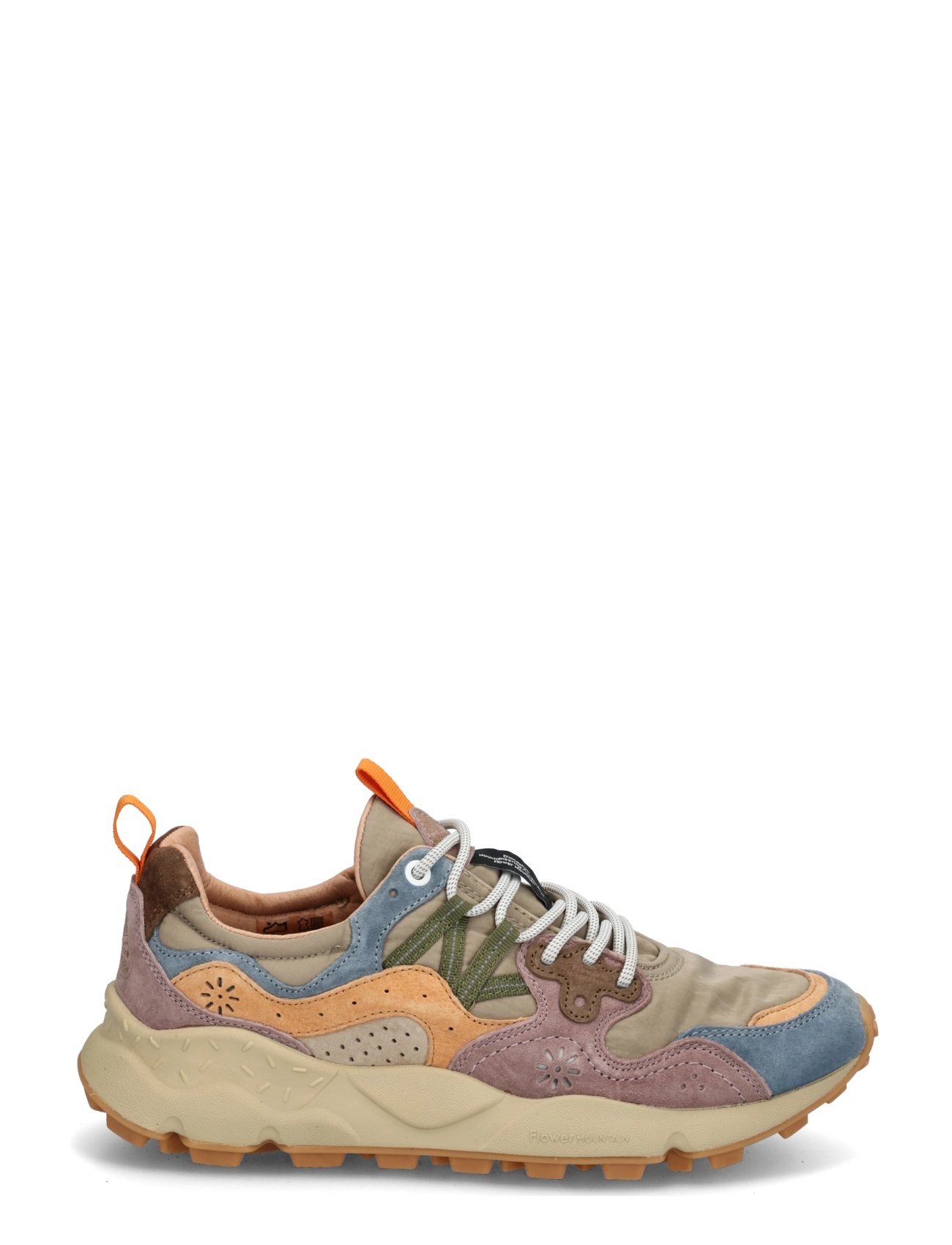 Flower Mountain - YAMANO 3 UNI - low-top sneaker - petrol-grey-light papaya - 2