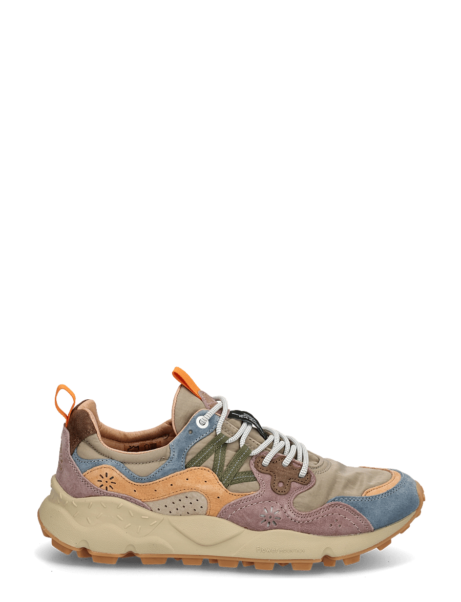 Flower Mountain - YAMANO 3 UNI - low-top sneaker - petrol-grey-light papaya - 2