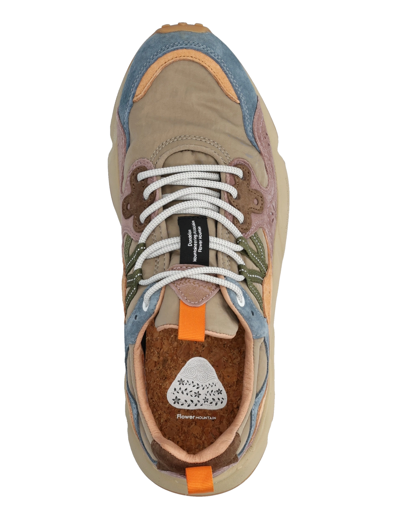 Flower Mountain - YAMANO 3 UNI - low-top sneaker - petrol-grey-light papaya - 3