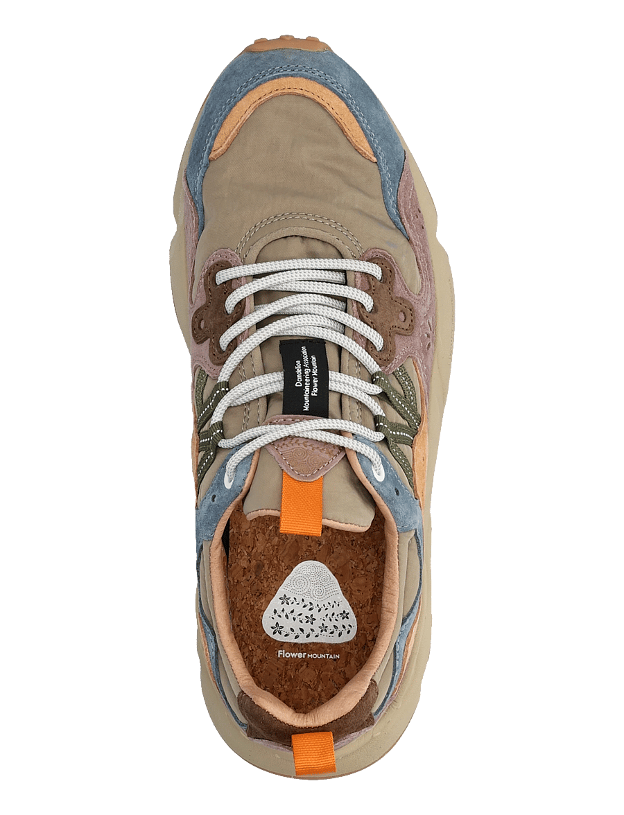 Flower Mountain - YAMANO 3 UNI - low-top sneaker - petrol-grey-light papaya - 3