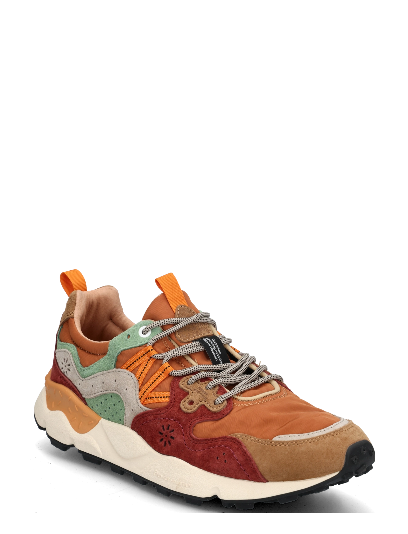 Flower Mountain YAMANO 3 UNI - Schuhe - COGNAC-CUOIO-LIGHT GREEN / brown