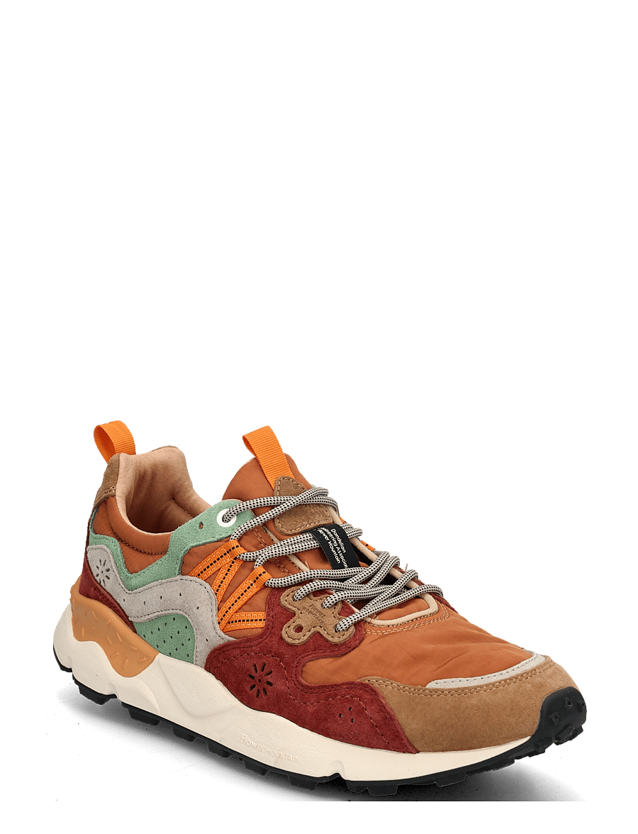 Flower Mountain - YAMANO 3 UNI - low-top sneaker - cognac-cuoio-light green - 0