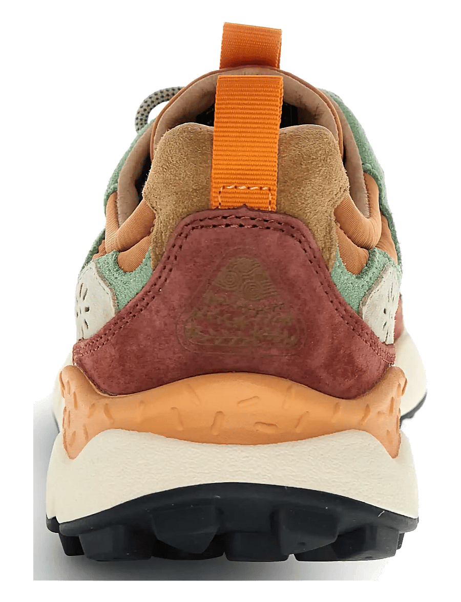 Flower Mountain - YAMANO 3 UNI - low-top sneaker - cognac-cuoio-light green - 1
