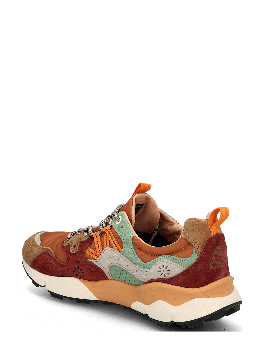 Flower Mountain - YAMANO 3 UNI - low-top sneaker - cognac-cuoio-light green - 1