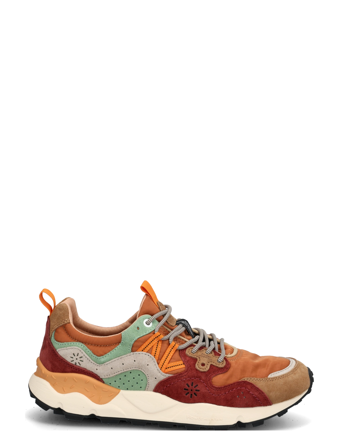 Flower Mountain - YAMANO 3 UNI - low-top sneaker - cognac-cuoio-light green - 2