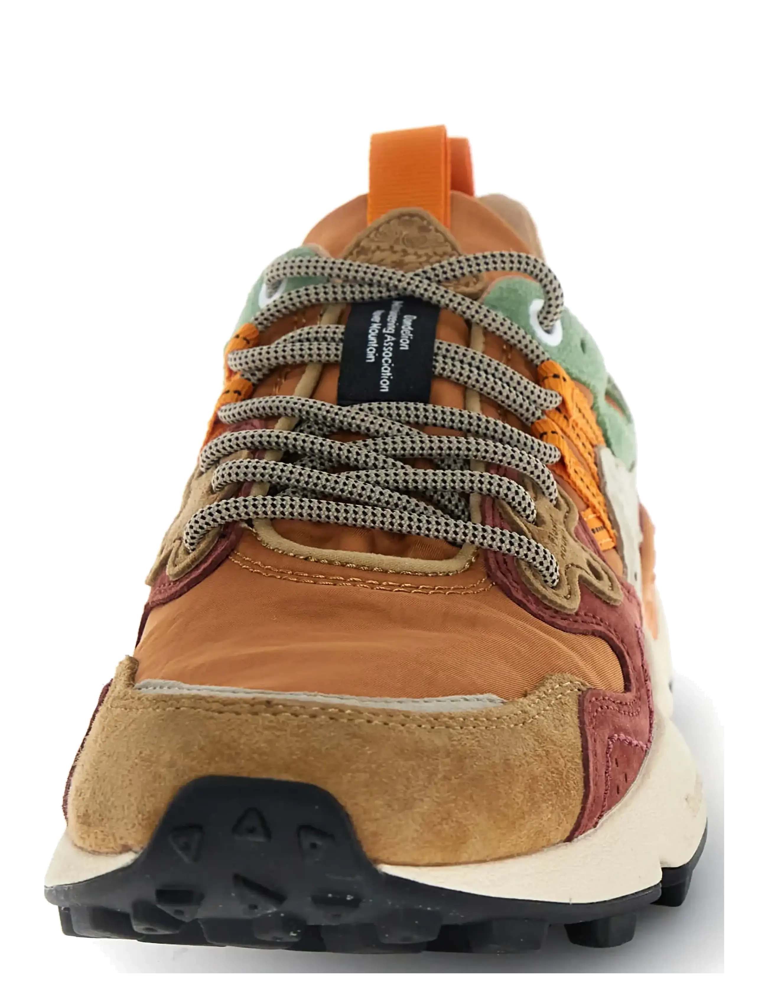 Flower Mountain - YAMANO 3 UNI - låga sneakers - cognac-cuoio-light green - 3