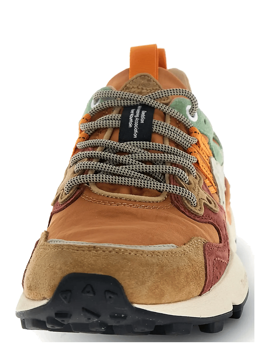 Flower Mountain - YAMANO 3 UNI - low-top sneaker - cognac-cuoio-light green - 3