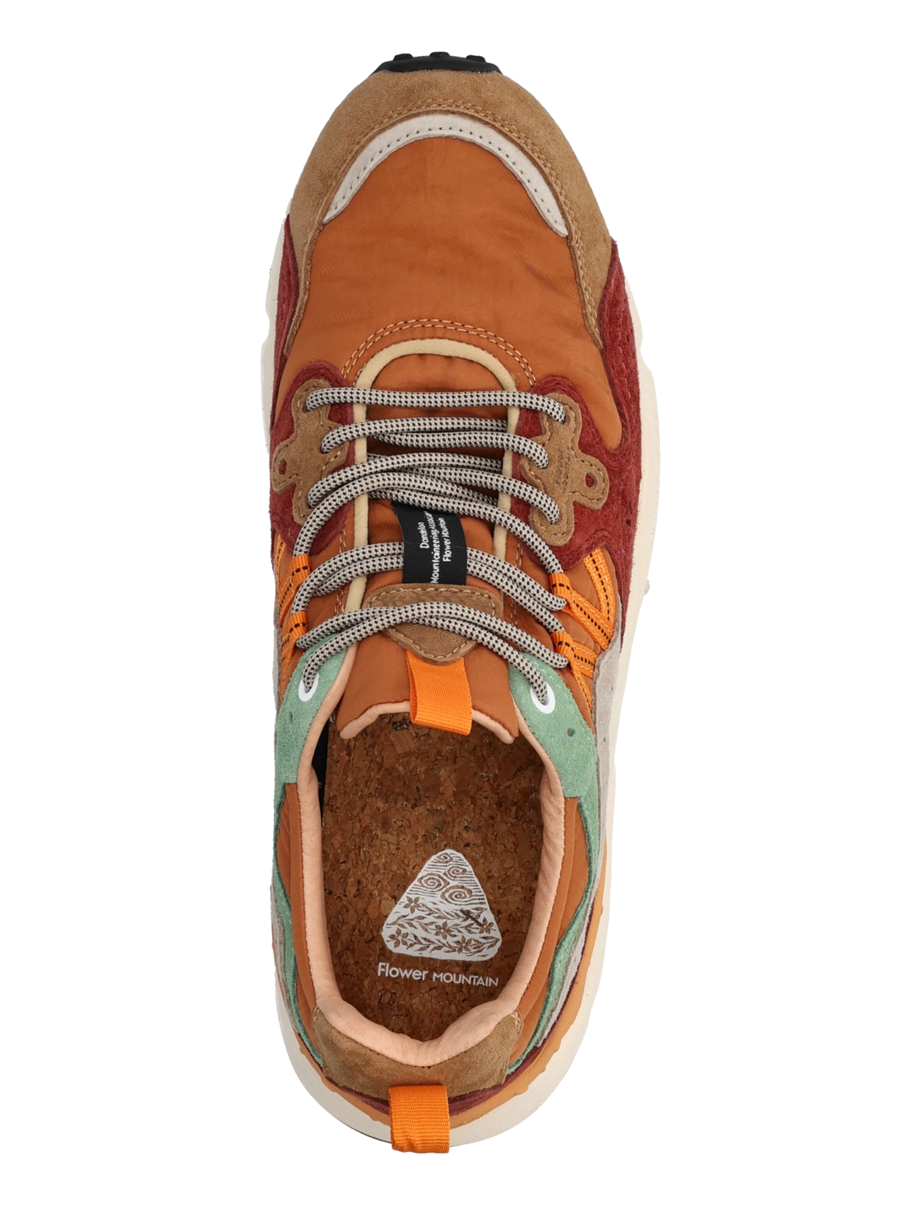Flower Mountain - YAMANO 3 UNI - low-top sneaker - cognac-cuoio-light green - 3