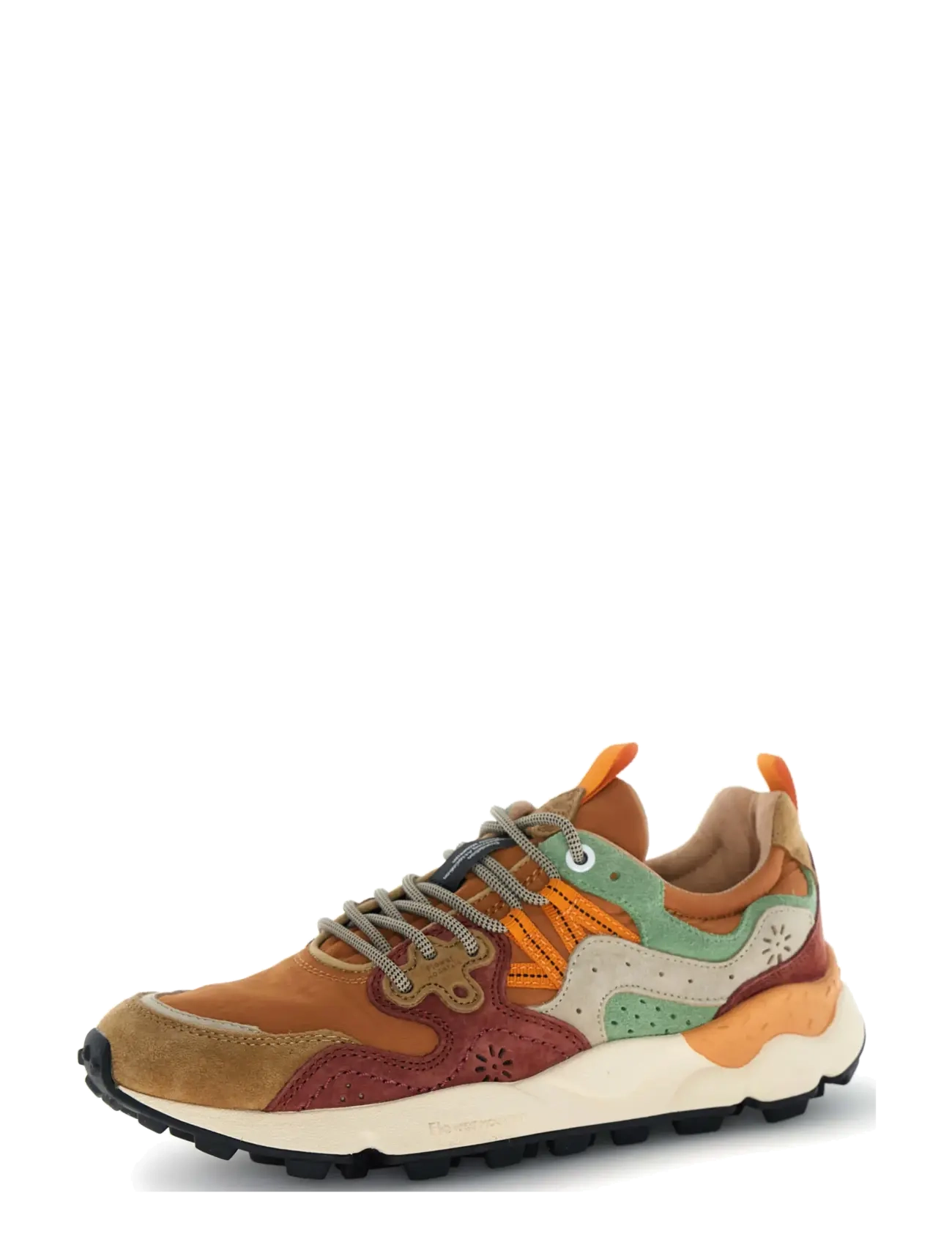 Flower Mountain - YAMANO 3 UNI - låga sneakers - cognac-cuoio-light green - 4