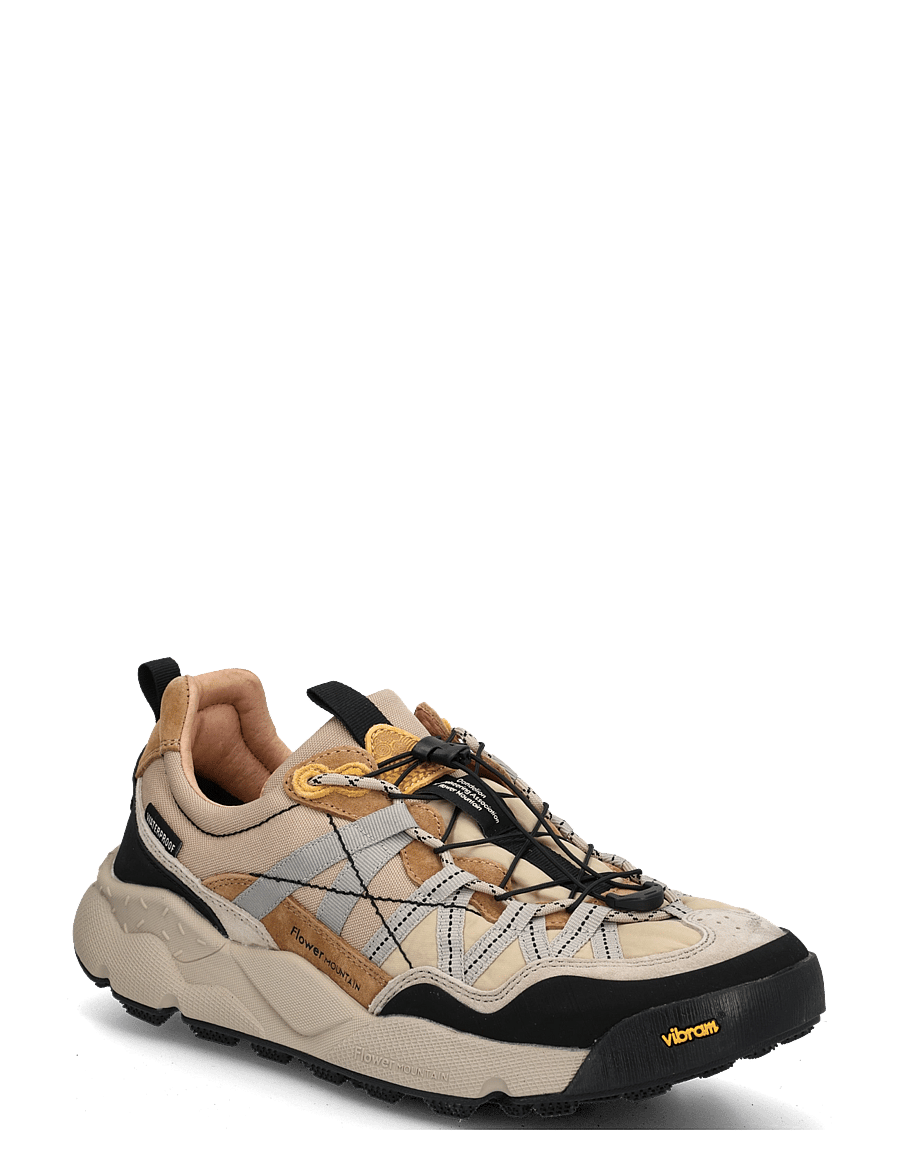 Flower Mountain - IWANO 2 UNI WATERPROOF - låga sneakers - dark grey-mud-brown - 0