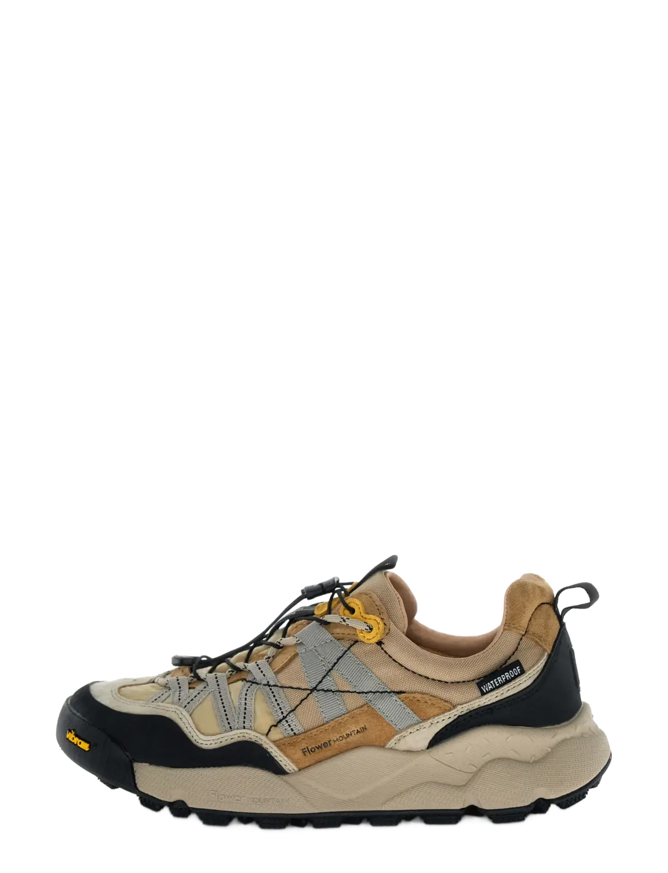 Flower Mountain IWANO 2 UNI WATERPROOF - Säsongens färger - DARK GREY-MUD-BROWN / brown