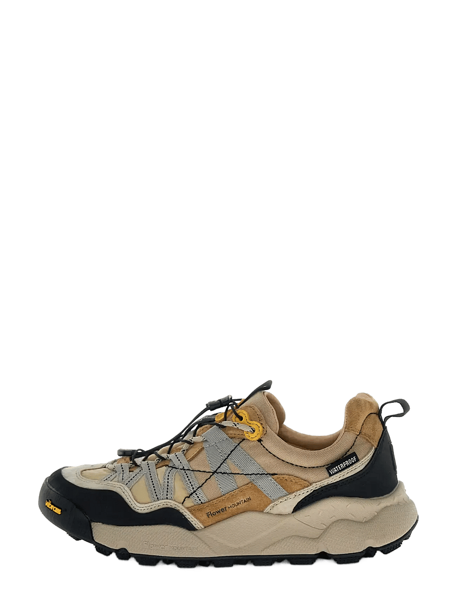 Flower Mountain - IWANO 2 UNI WATERPROOF - låga sneakers - dark grey-mud-brown - 0
