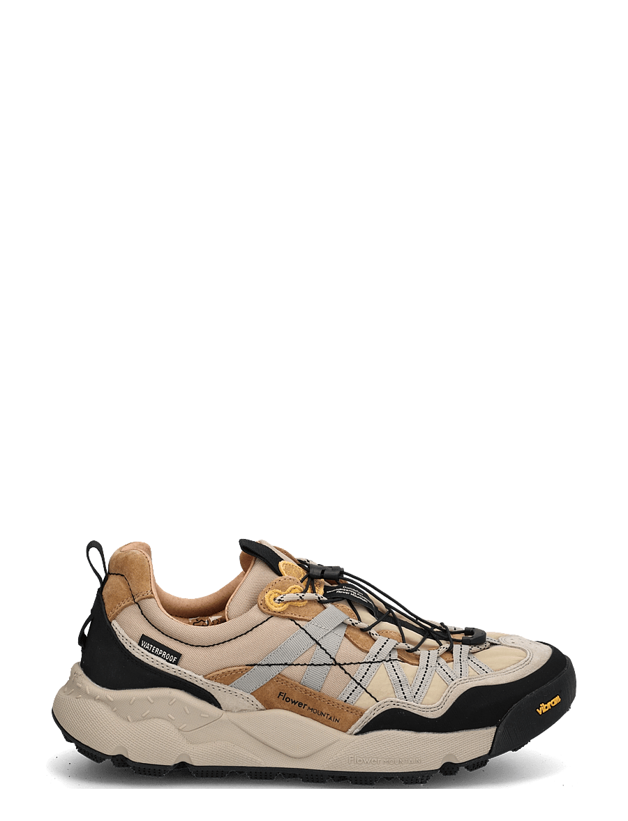 Flower Mountain - IWANO 2 UNI WATERPROOF - låga sneakers - dark grey-mud-brown - 2