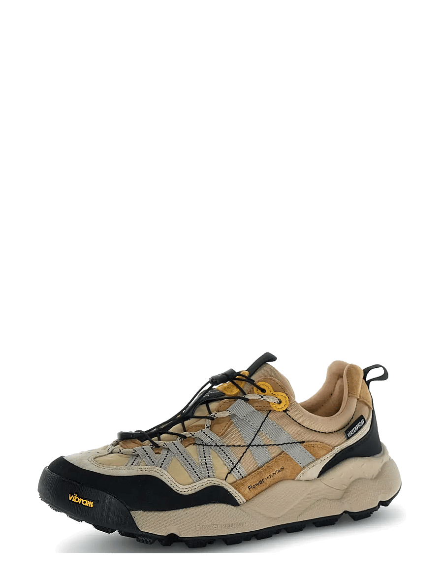 Flower Mountain - IWANO 2 UNI WATERPROOF - låga sneakers - dark grey-mud-brown - 4