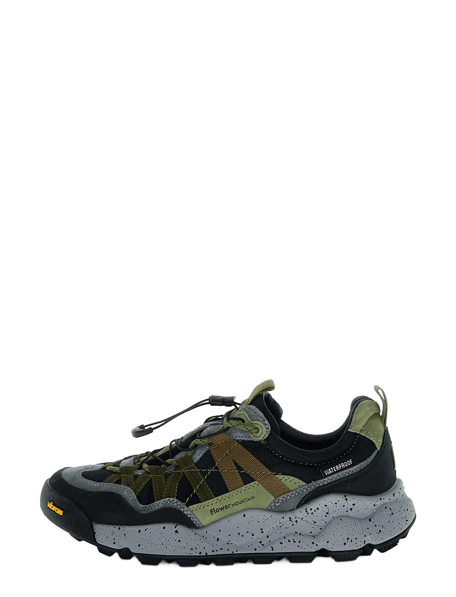 Flower Mountain - IWANO 2 UNI WATERPROOF - låga sneakers - dark grey-olive - 0