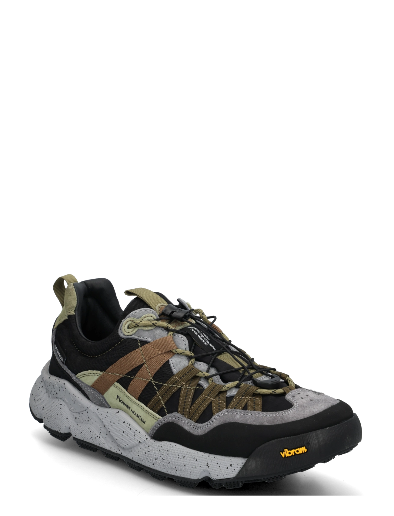 Flower Mountain IWANO 2 UNI WATERPROOF - Sneakers - DARK GREY-OLIVE / grey