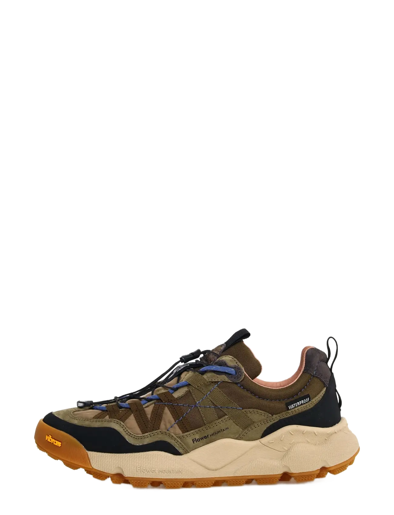 Flower Mountain Iwano 2 Uni Waterproof, 41, Khaki green, Sneakers > Sneakers Med Lav Top, Herre