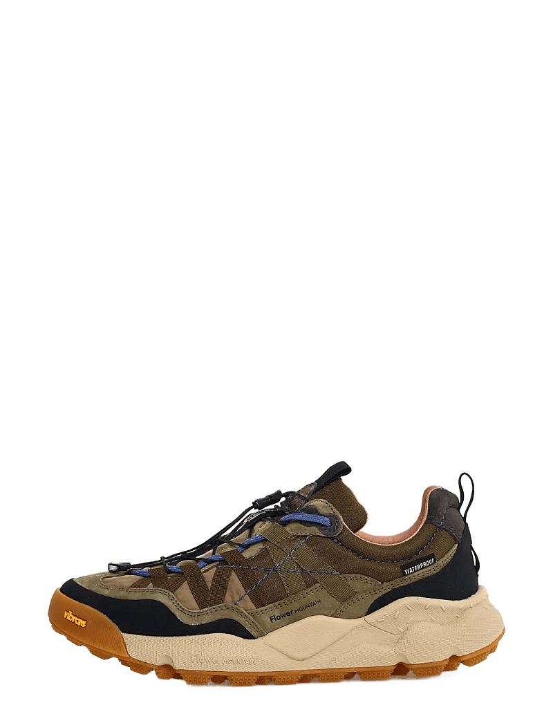 Flower Mountain - IWANO 2 UNI WATERPROOF - tennised - military-black - 0