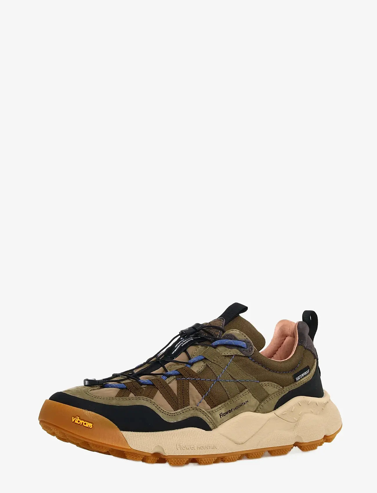 Flower Mountain - IWANO 2 UNI WATERPROOF - low tops - military-black - 1