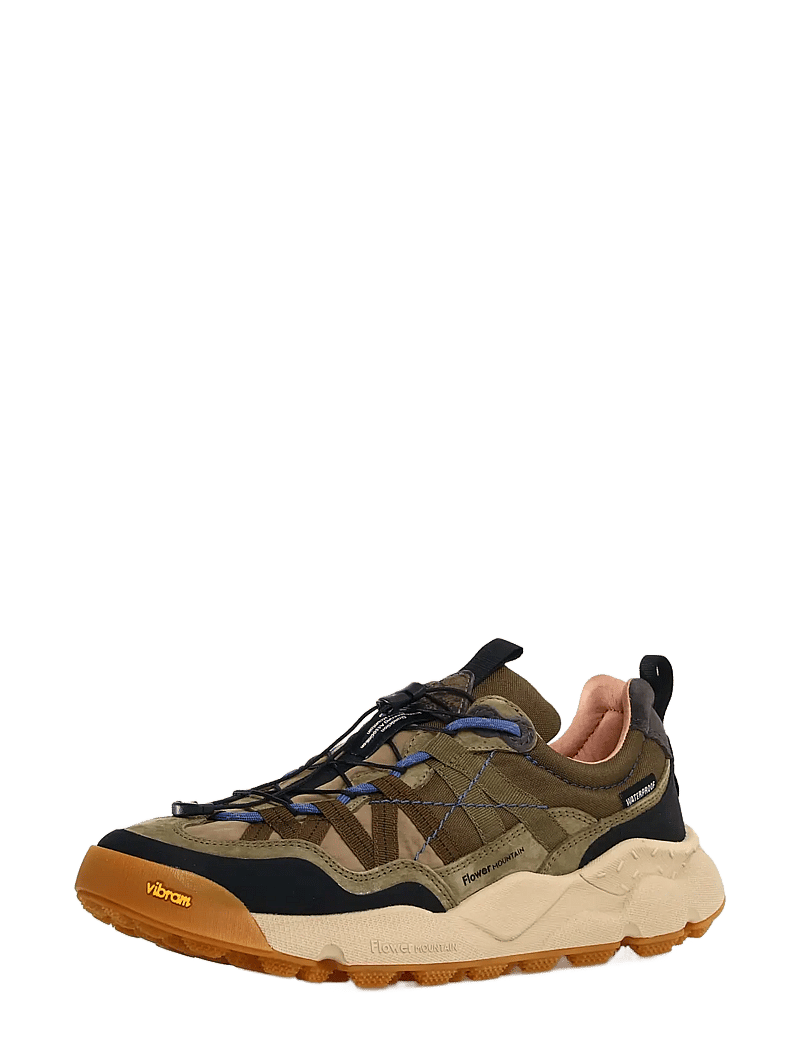 Flower Mountain - IWANO 2 UNI WATERPROOF - tennised - military-black - 1