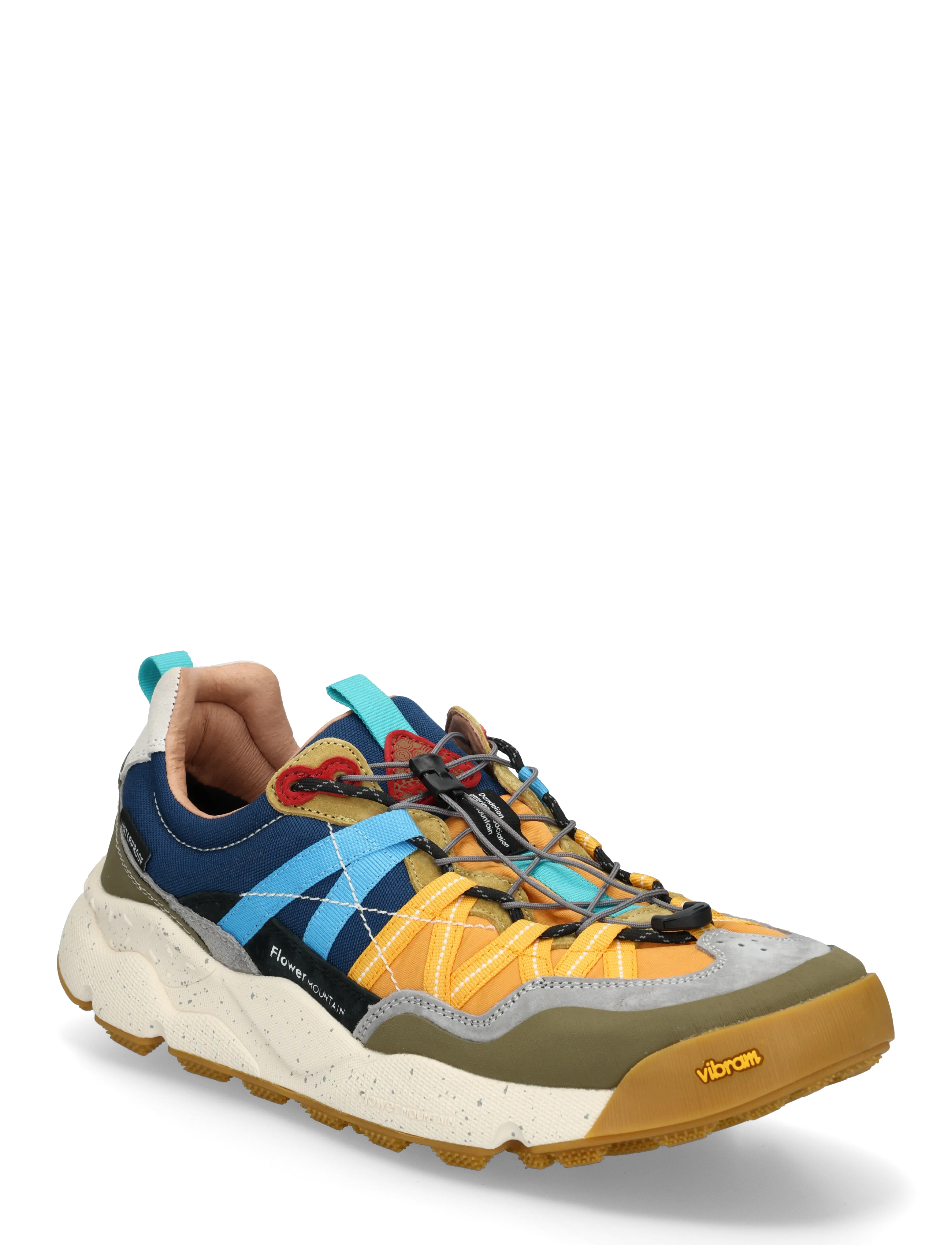 Flower Mountain IWANO 2 UNI WATERPROOF - Sko - MILITARY-ORANGE-AZURE / orange