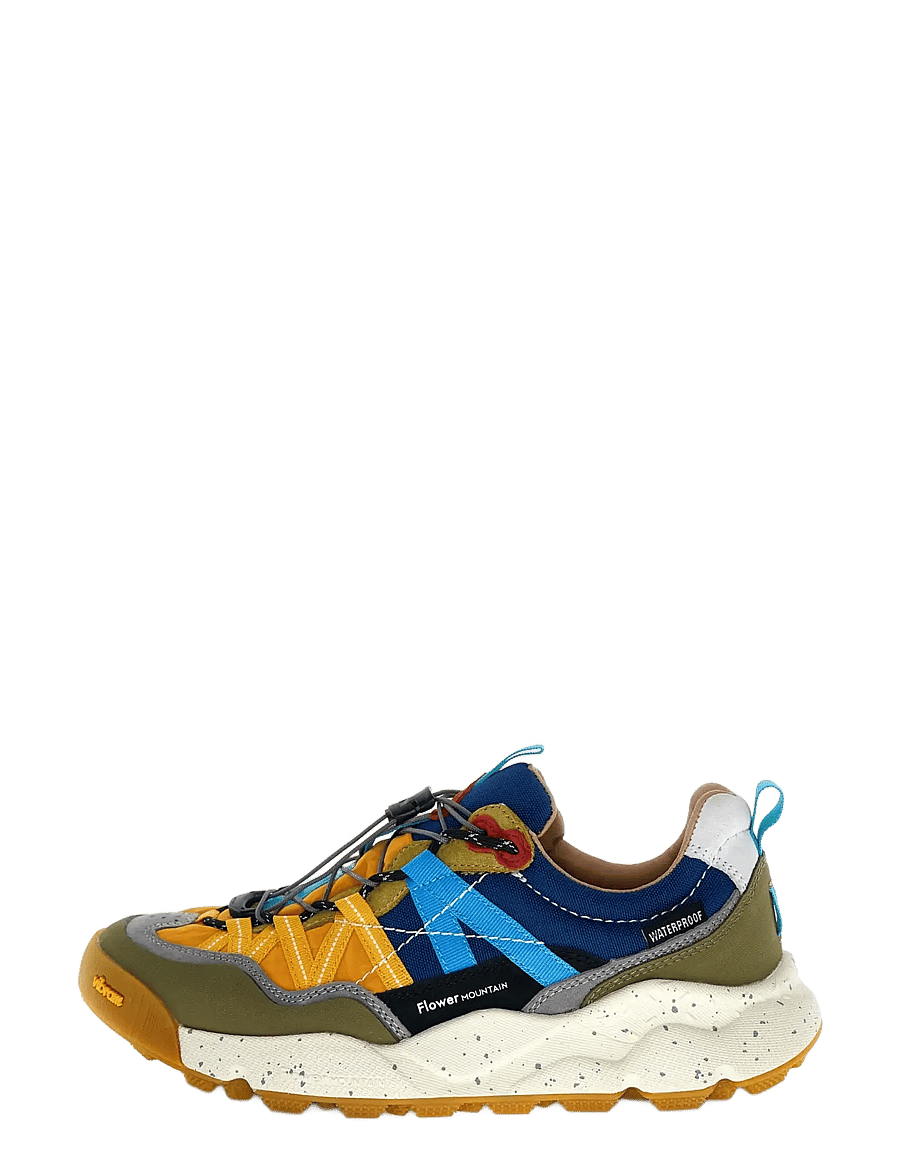 Flower Mountain - IWANO 2 UNI WATERPROOF - lave sneakers - military-orange-azure - 0