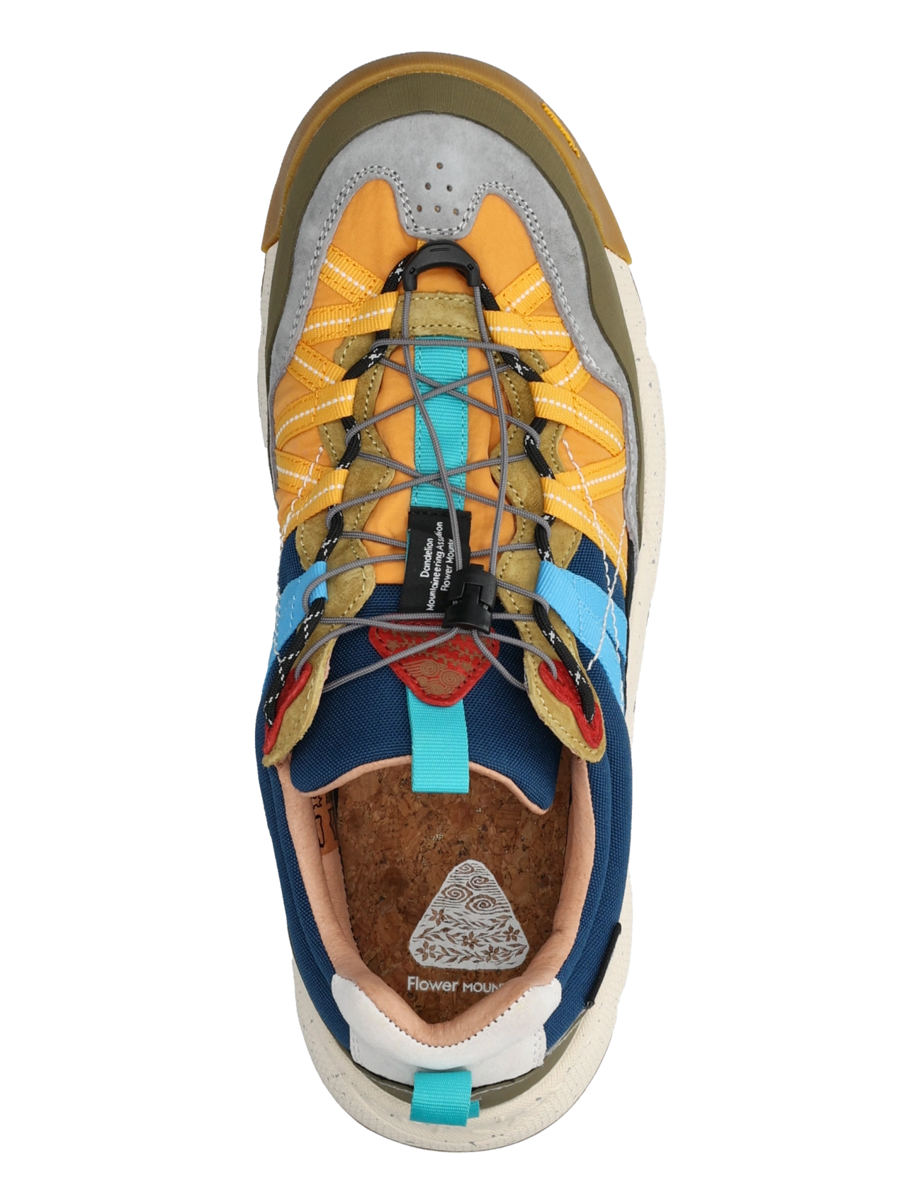 Flower Mountain - IWANO 2 UNI WATERPROOF - tennised - military-orange-azure - 3