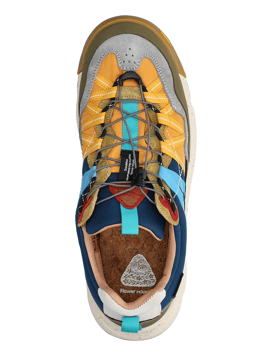 Flower Mountain - IWANO 2 UNI WATERPROOF - tennised - military-orange-azure - 3