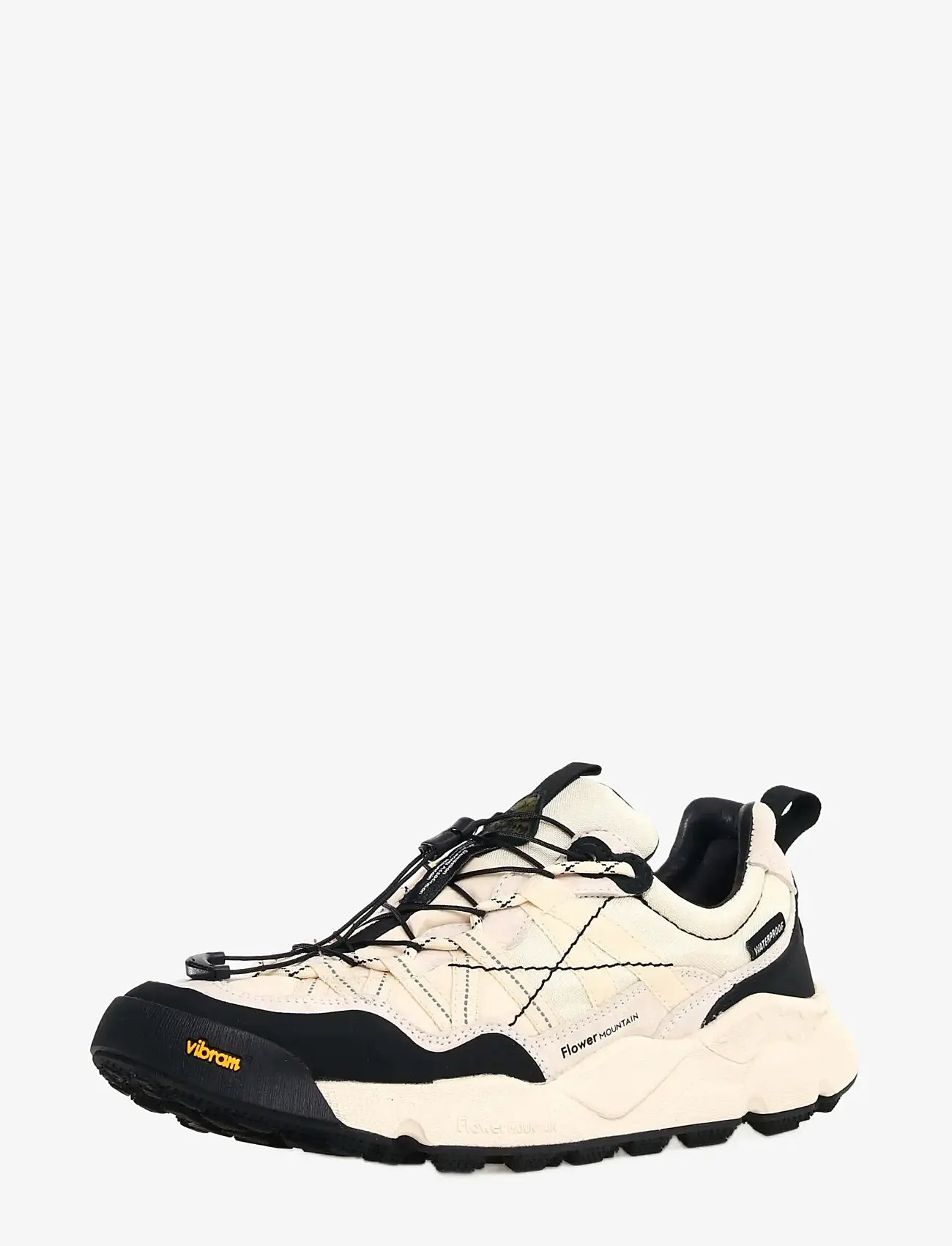 Flower Mountain - IWANO 2 UNI WATERPROOF - tennised - white-black - 1