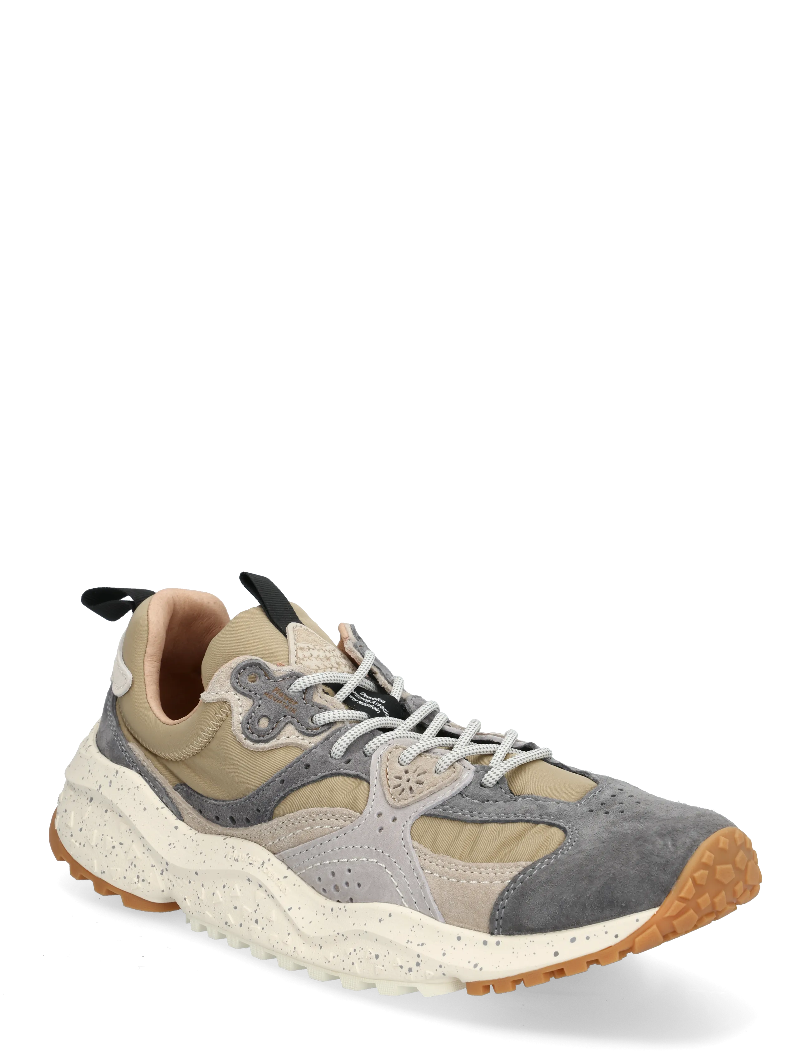 Flower Mountain WAVE MAN - Sneakers - GREY-COGNAC-MILK / grey