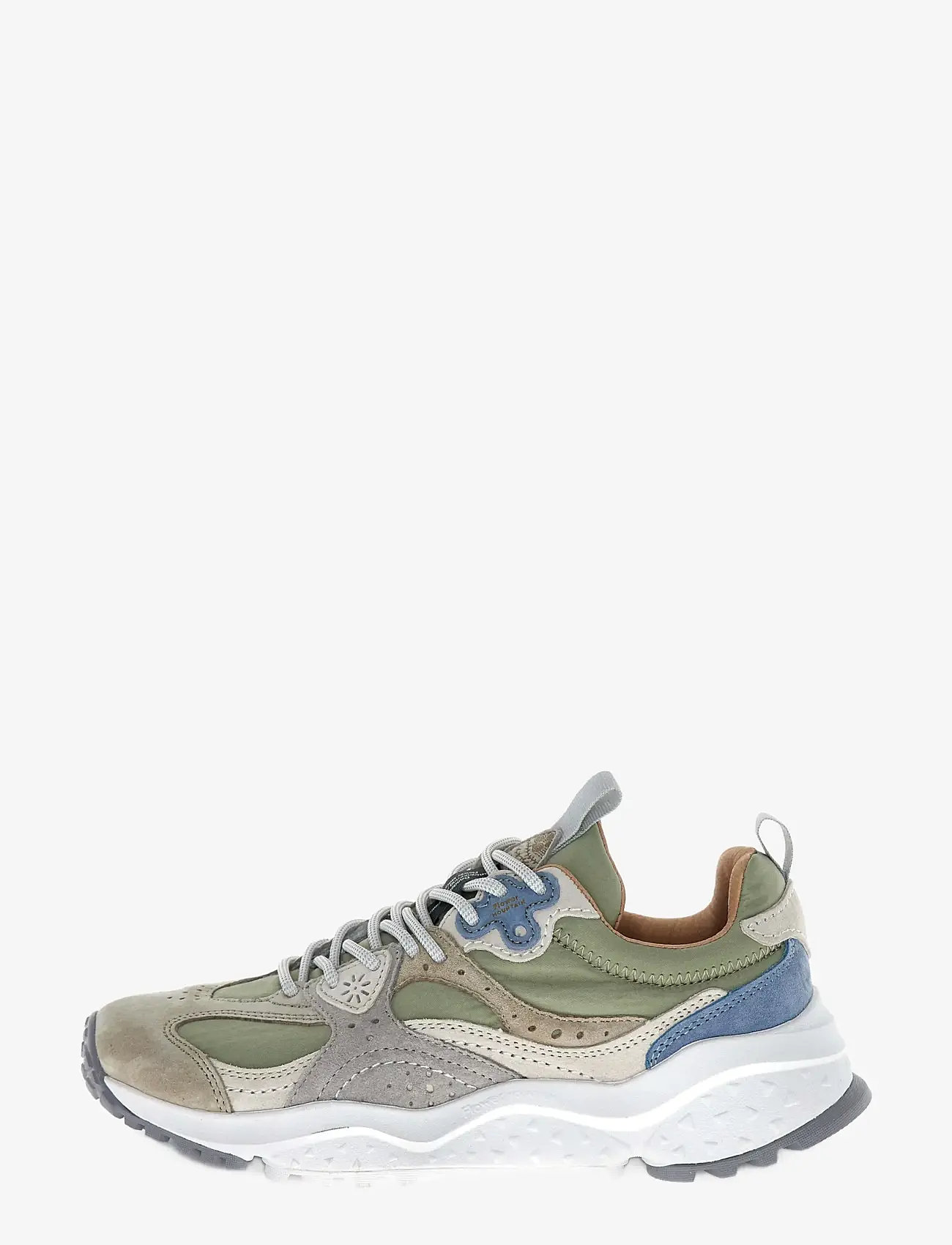 Flower Mountain - WAVE UNI - low tops - dark taupe-pearl grey-sage - 0