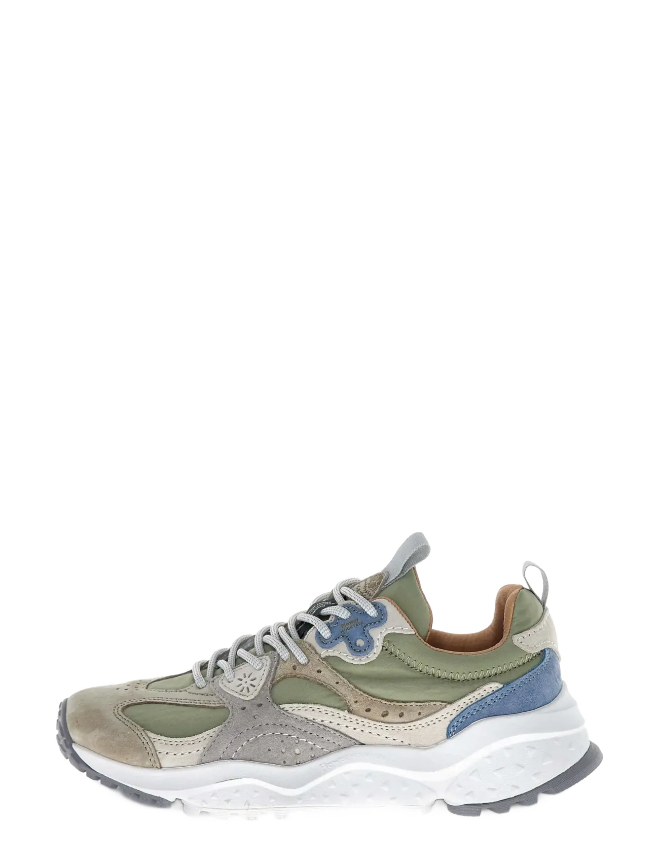Flower Mountain WAVE UNI - Sneakers - DARK TAUPE-PEARL GREY-SAGE / green