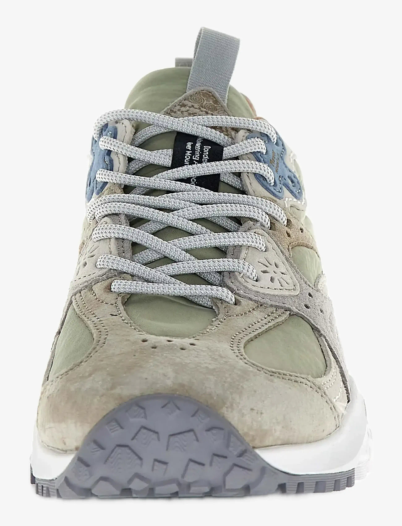 Flower Mountain - WAVE UNI - low tops - dark taupe-pearl grey-sage - 2