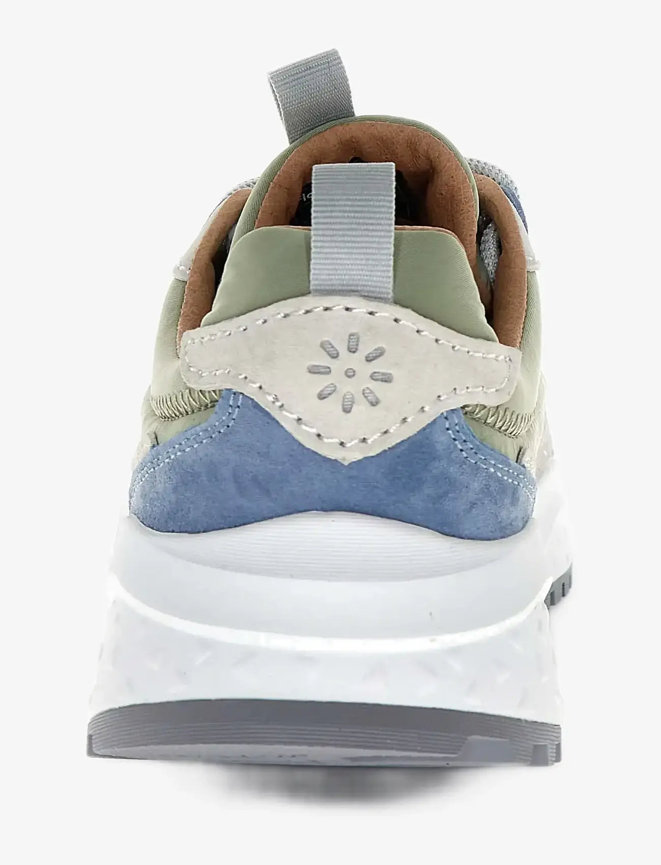 Flower Mountain - WAVE UNI - low tops - dark taupe-pearl grey-sage - 3