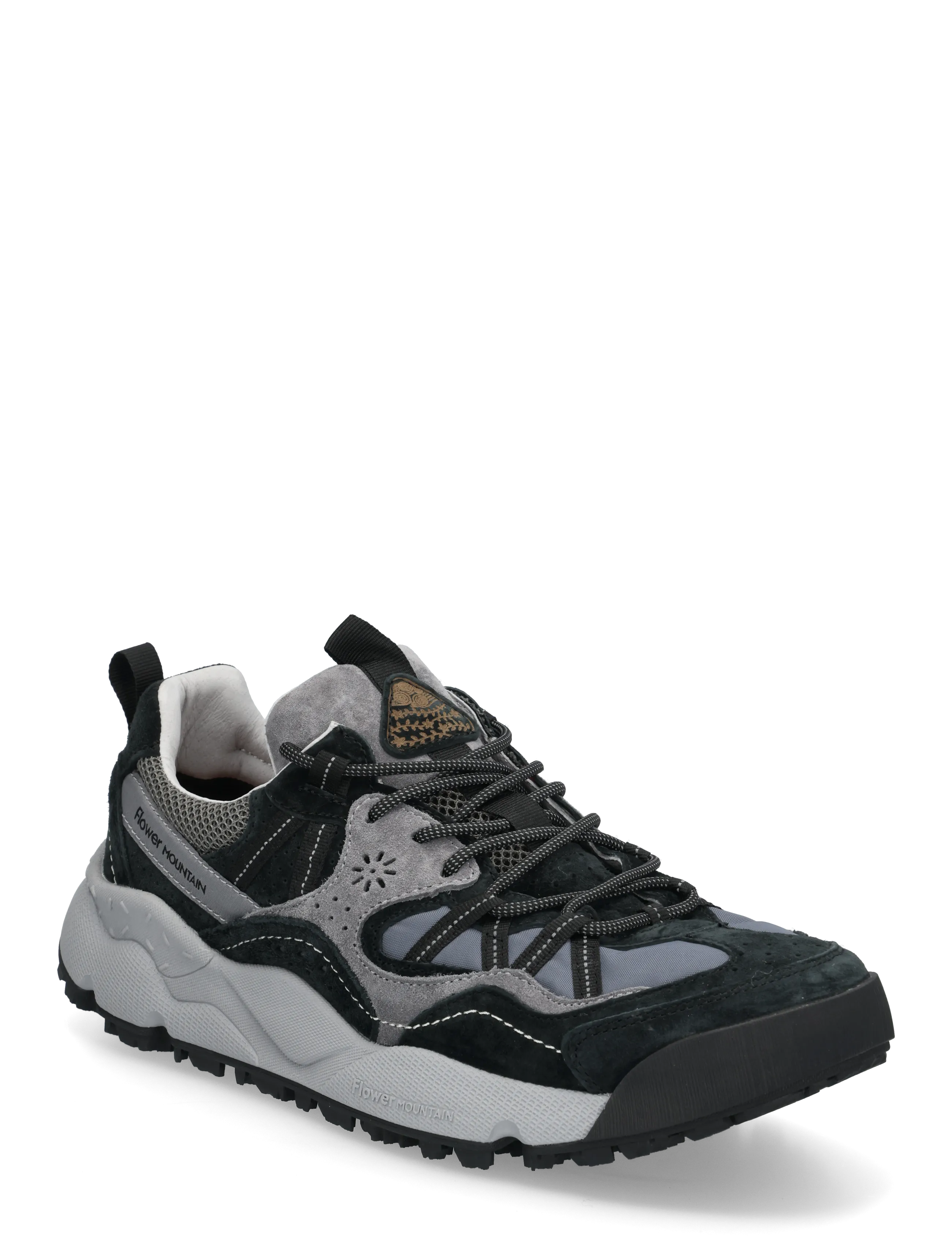 Flower Mountain BACK COUNTRY UNI 2 WATERPROOF - Sneakers - BLACK-DARK GREY / black