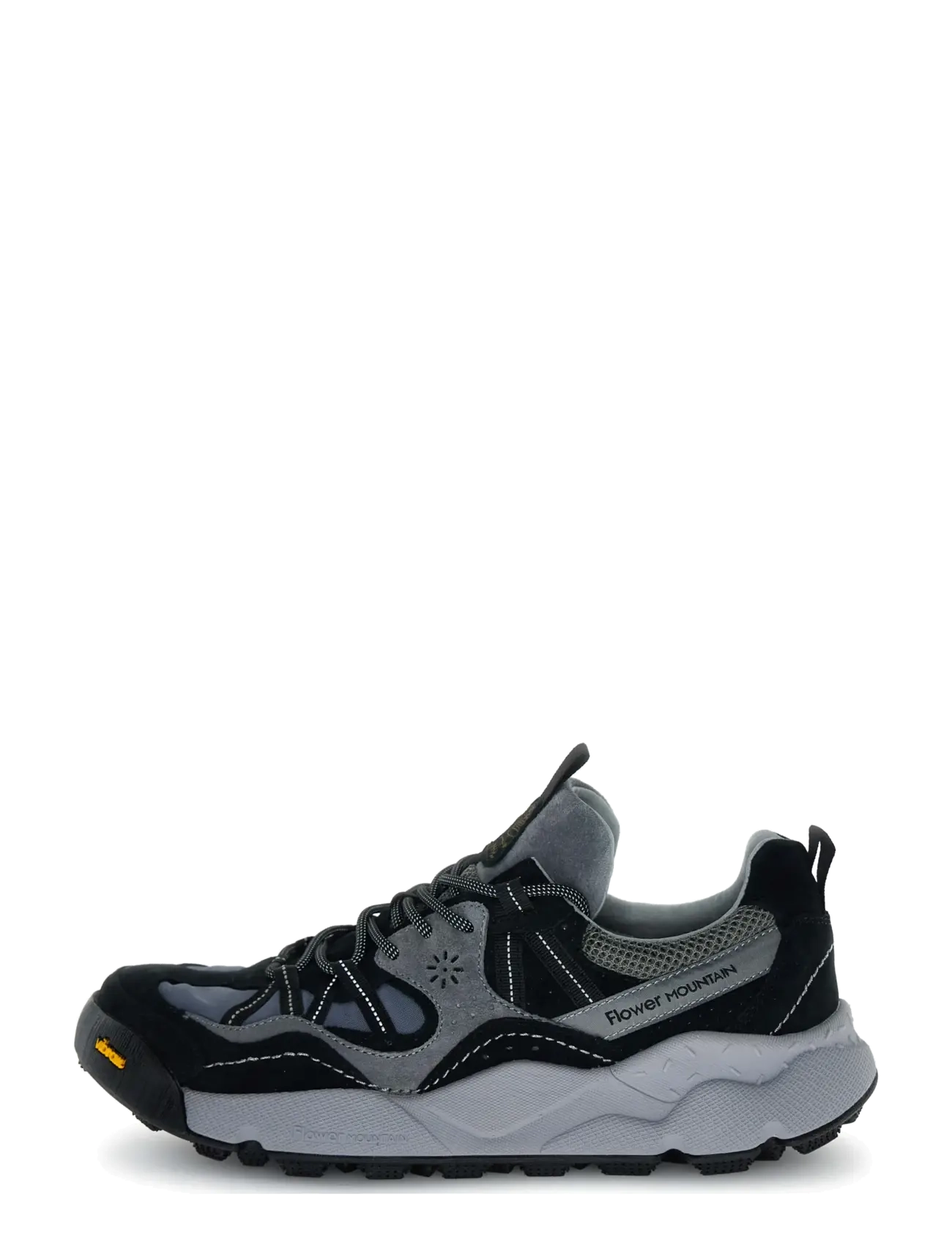 Flower Mountain BACK COUNTRY UNI 2 WATERPROOF - Sneakers - BLACK-DARK GREY / black