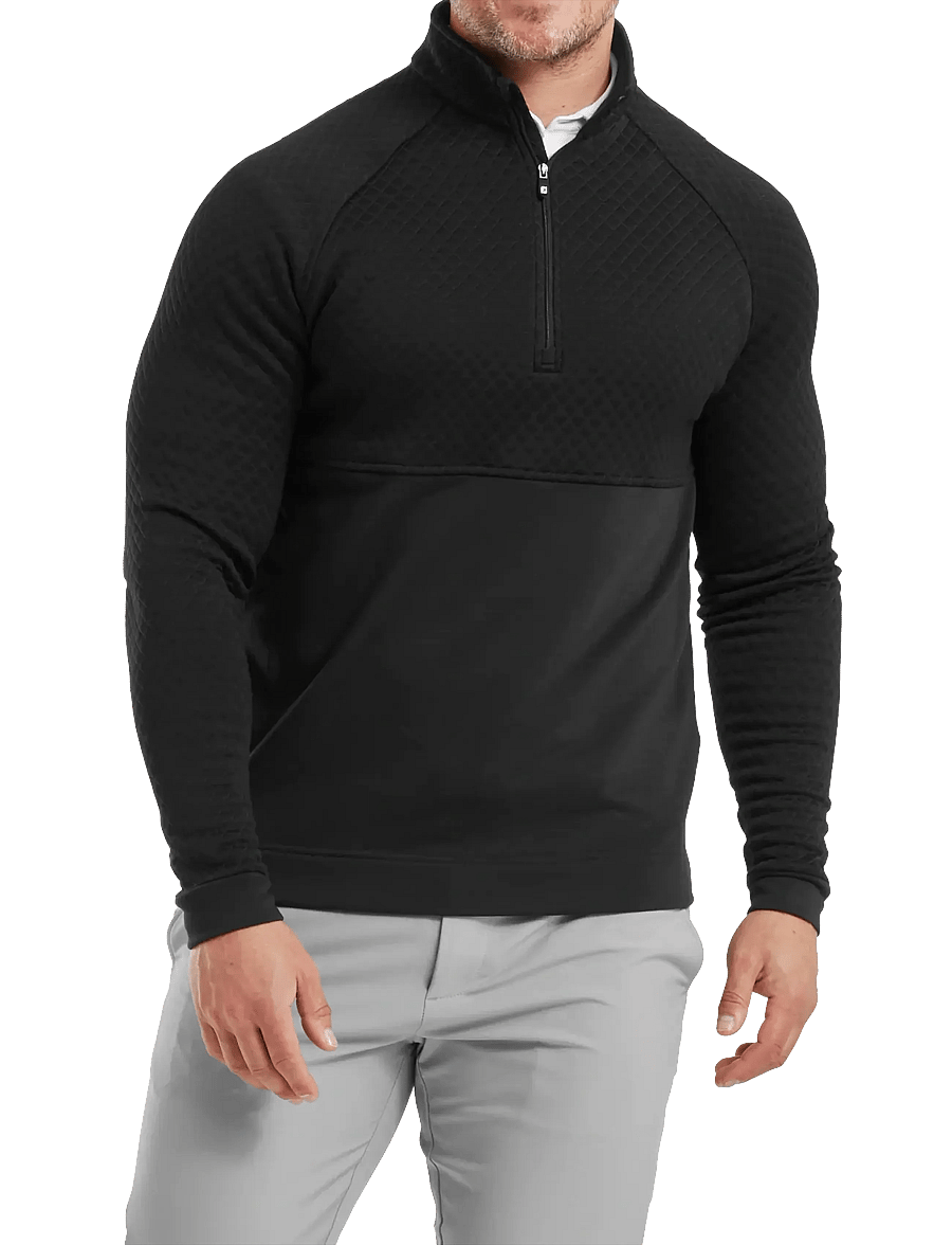 FootJoy - Jacquard Thermal Chill-Out - fleeces & midlayers - black - 0