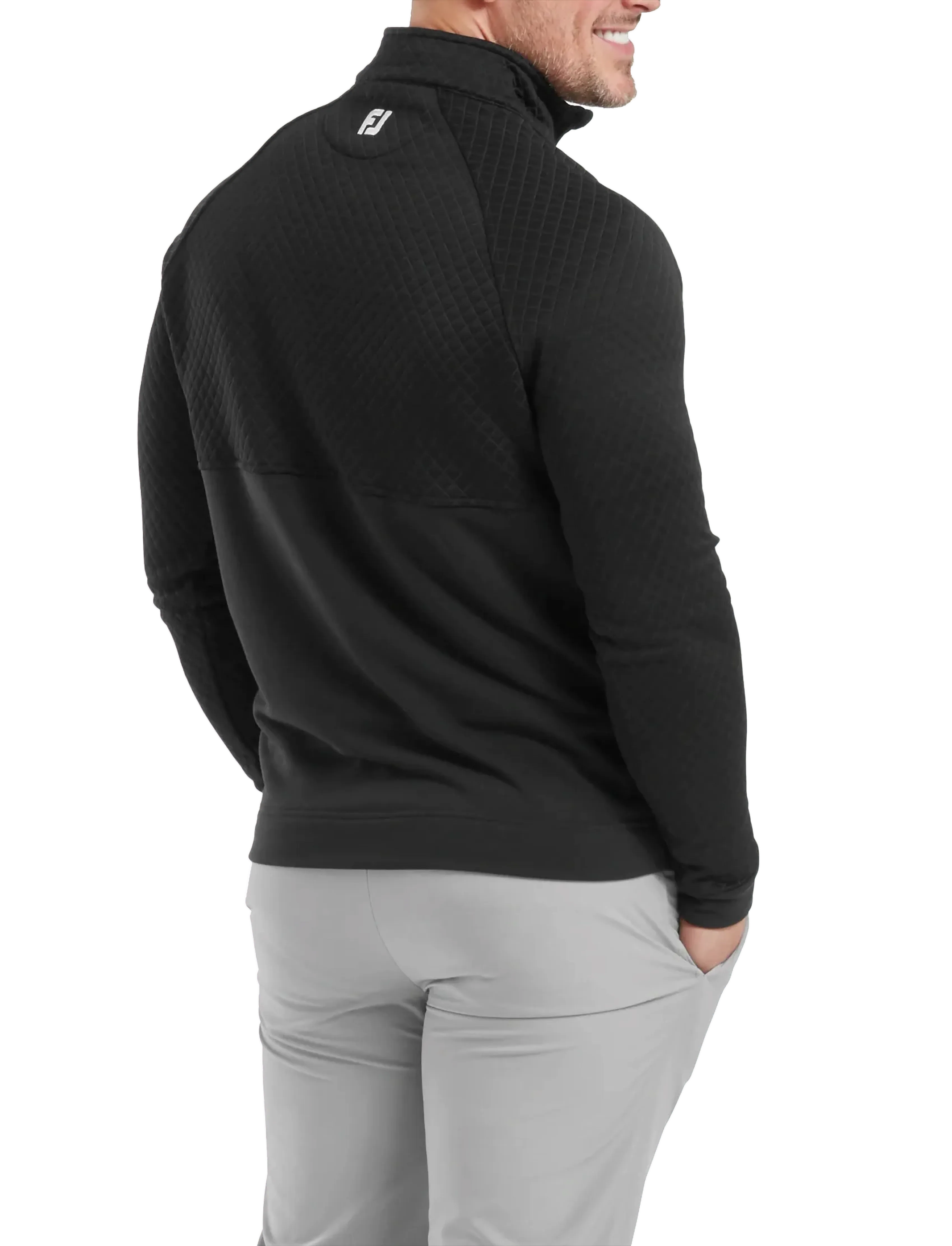 FootJoy - Jacquard Thermal Chill-Out - golfjackor - black - 3