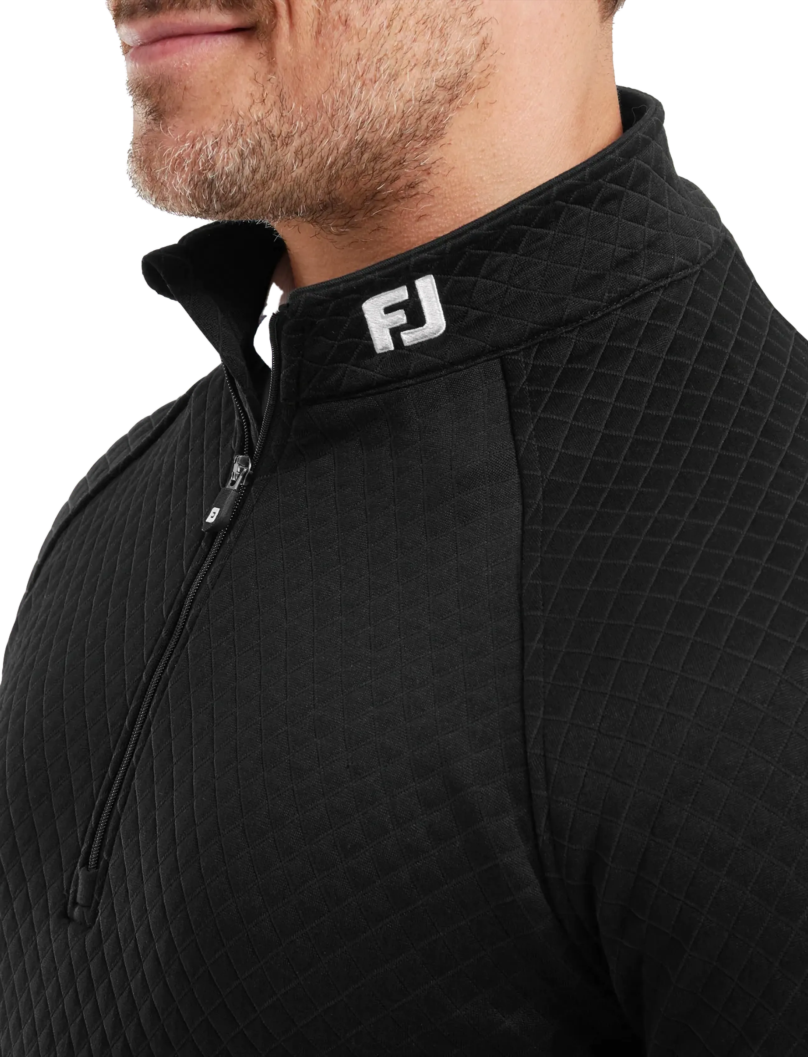 FootJoy - Jacquard Thermal Chill-Out - golfjackor - black - 4