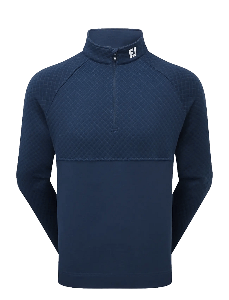 FootJoy - Jacquard Thermal Chill-Out - fleece & mellanlager - navy - 1
