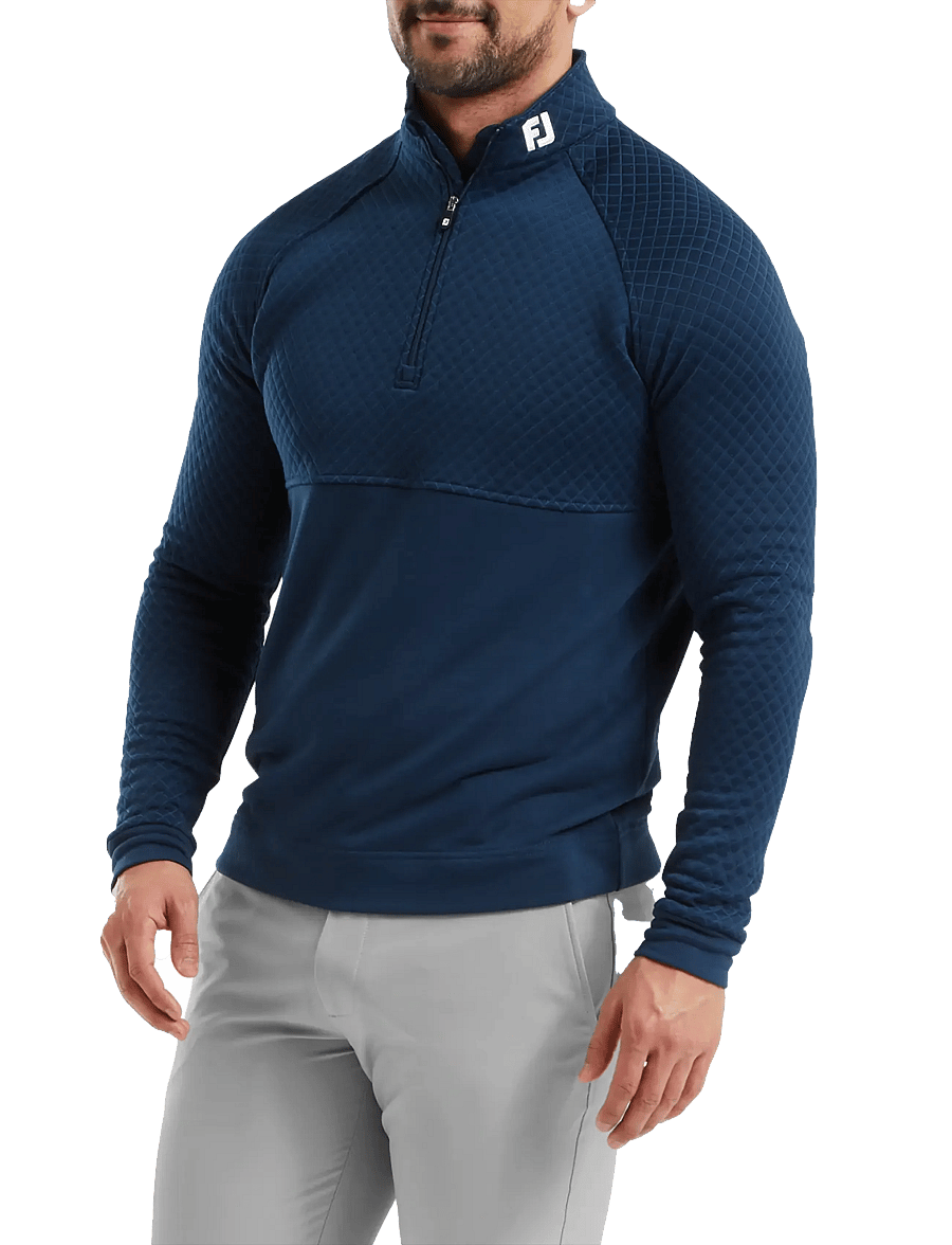 FootJoy - Jacquard Thermal Chill-Out - kampsunid ja vahekihid - navy - 0