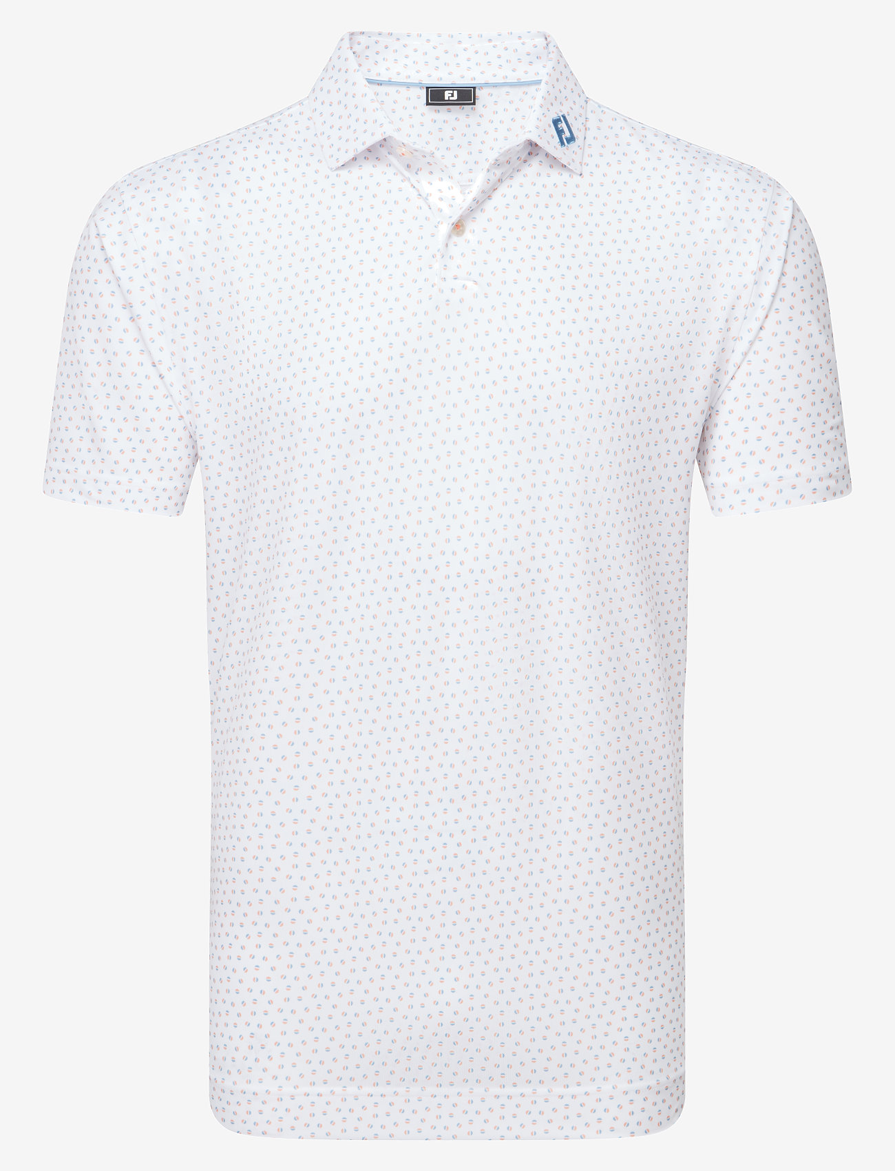 FootJoy - Bounce Print Pique - kurzärmelig - white - 0