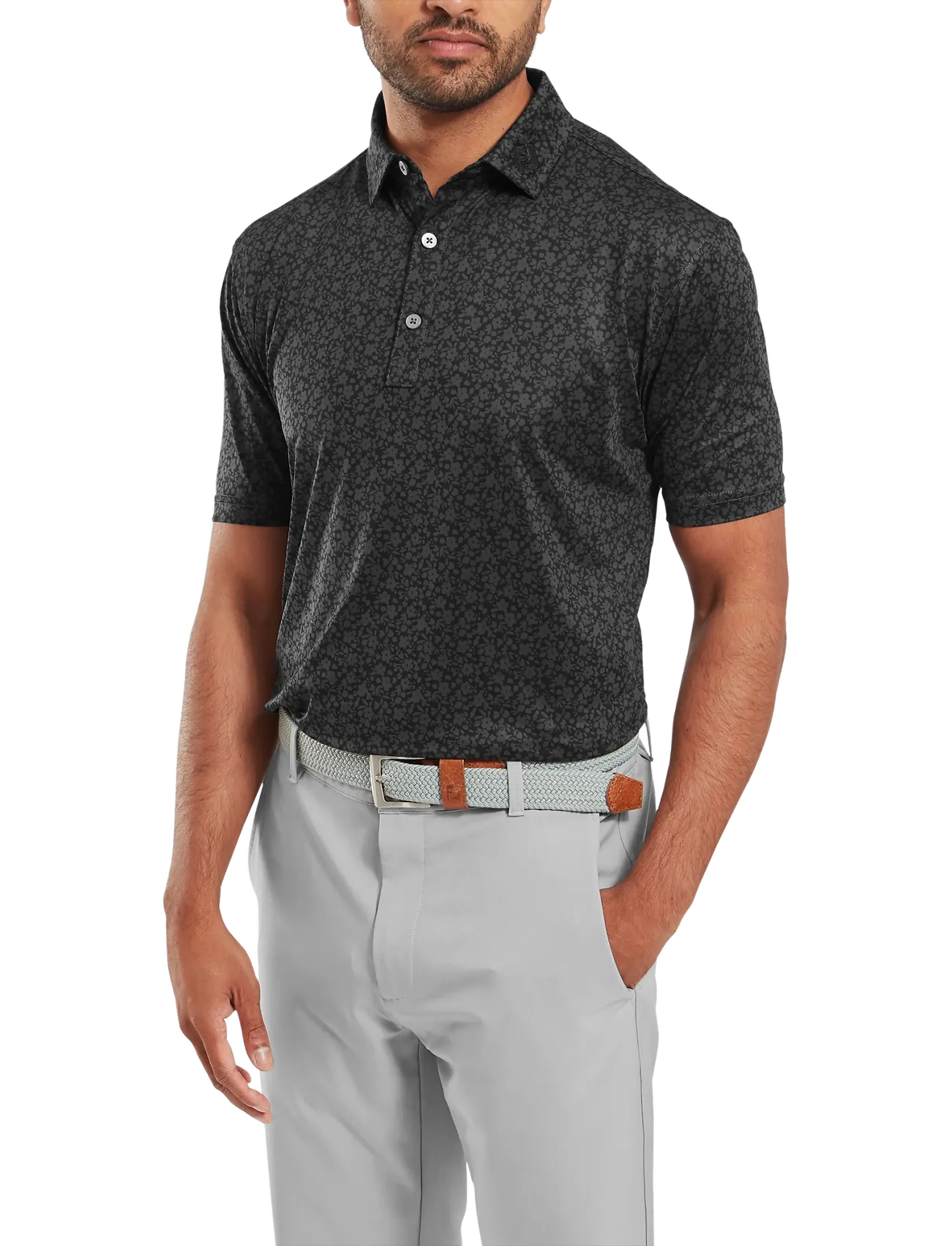 FootJoy - Painted Floral Lisle - alussärgid ja t-särgid - black - 0