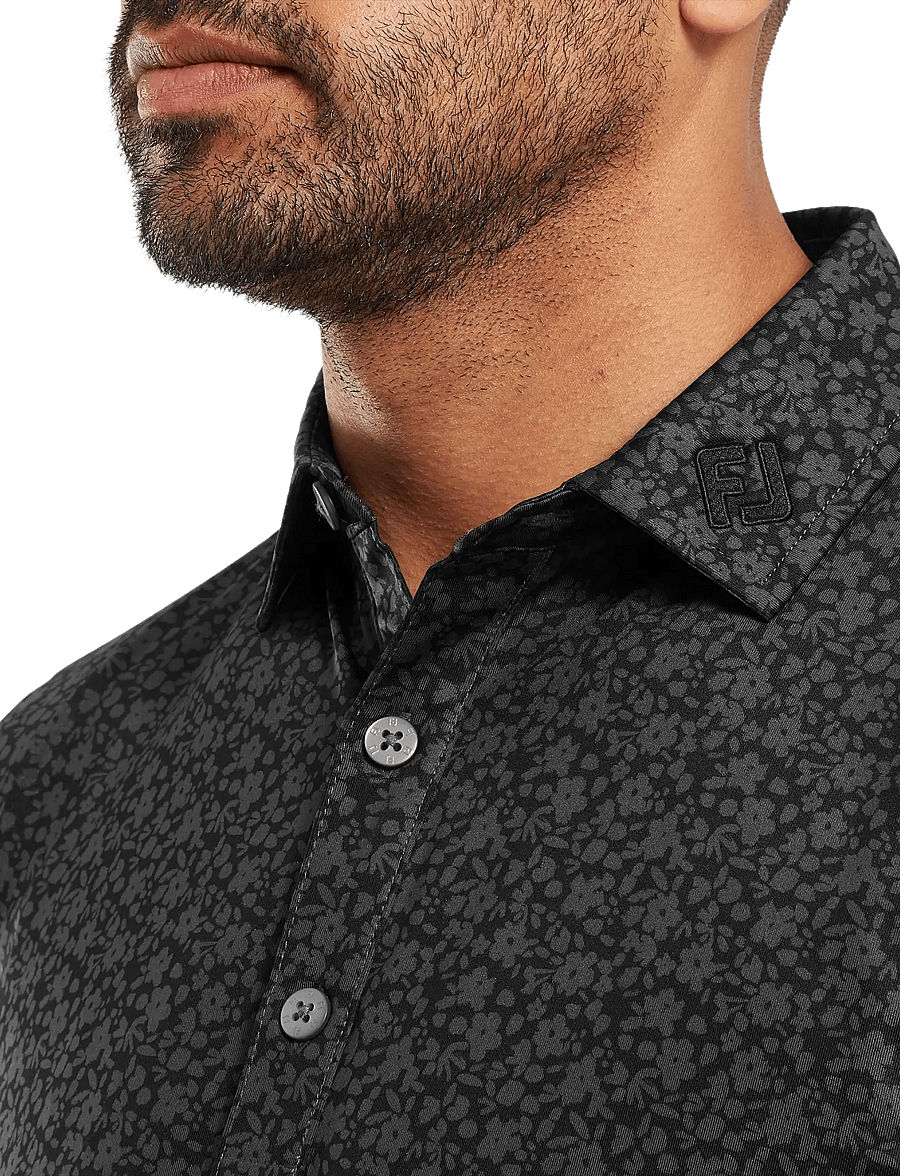 FootJoy - Painted Floral Lisle - alussärgid ja t-särgid - black - 3