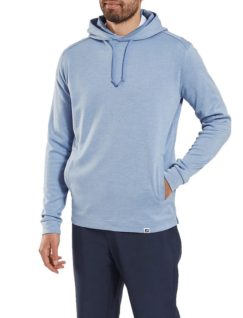FootJoy - Lightweight Hoodie - overdele - heather blue jay - 0